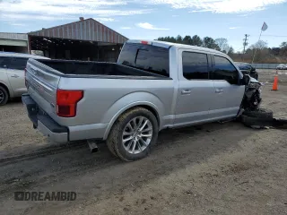 2018 Ford F-150 XL with VIN 1FTEW1EG9JFD36860, listed as a Copart auction lot 45994465 with 103,381 mi miles and Salvage Title. Bid and sale history available at carsss.com. Image 3.