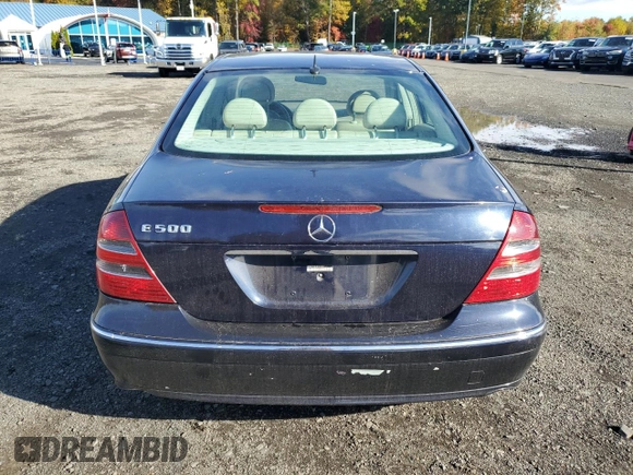 2003 Mercedes-Benz E-Class 5.0L with VIN WDBUF70J53A141452, listed as a Copart auction lot 75902244 with 0 mi miles and Salvage Title. Bid and sale history available at carsss.com. Image 6.