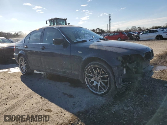 2002 BMW 3 Series 330xi with VIN WBAEW53412PG09026, listed as a Copart auction lot 89108295 with 106,516 mi miles and Salvage title. Bid and sale history available at DreamBid. Image 4.