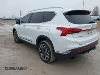 2022 Hyundai Santa Fe Limited with VIN 5NMS4DAL7NH415708, listed as a IAAI auction lot 41571300 with 105,048 mi miles. Bid and sale history available at carsss.com. Image 3.