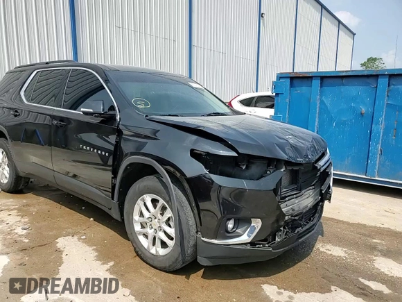2019 Chevrolet Traverse LT Cloth with VIN 1GNERGKW7KJ161097, listed as a Copart auction lot 59215945 with 117,974 mi miles and Salvage title. Bid and sale history available at DreamBid. Image 15.