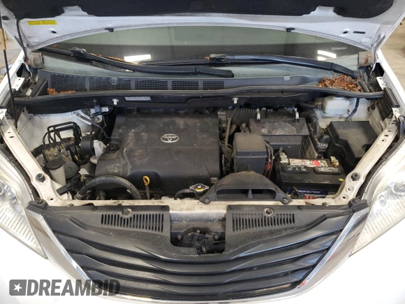 2012 Toyota Sienna LE AAS with VIN 5TDKK3DC3CS253694, listed as a Copart auction lot 62233245 with 252,678 mi miles and Clean title. Bid and sale history available at DreamBid. Image 12.