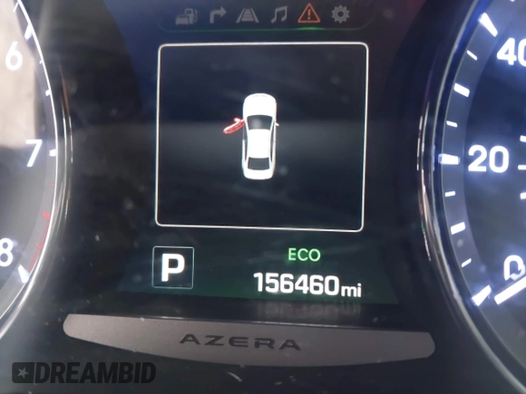 2016 Hyundai Azera Limited with VIN KMHFH4JG6GA507801, listed as a IAAI auction lot 42292585 with 156,460 mi miles and . Bid and sale history available at DreamBid. Image 16.