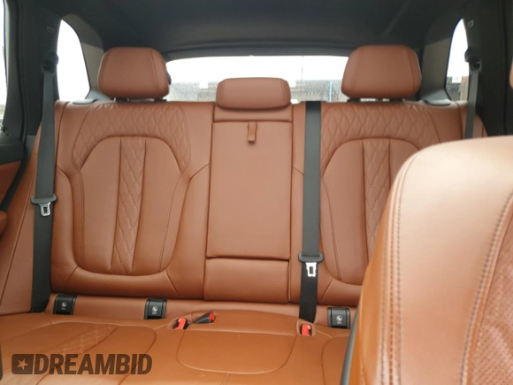 2021 BMW X5 M50i with VIN 5UXJU4C05M9E44232, listed as a Copart auction lot 53387665 with 49,978 mi miles and Salvage Title. Bid and sale history available at DreamBid. Image 10.