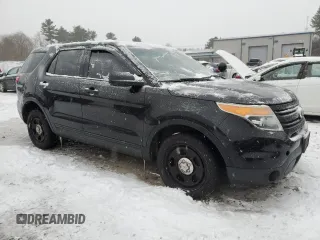 2013 Ford Utility Police Interceptor with VIN 1FM5K8AR8DGB16051, listed as a Copart auction lot 85989514 with 194,414 mi miles and Clean Title. Bid and sale history available at carsss.com. Image 4.