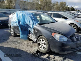 2008 Hyundai Accent GLS with VIN KMHCN46C38U229764, listed as a Copart auction lot 41918725 with 0 mi miles and Salvage Title. Bid and sale history available at carsss.com. Image 4.