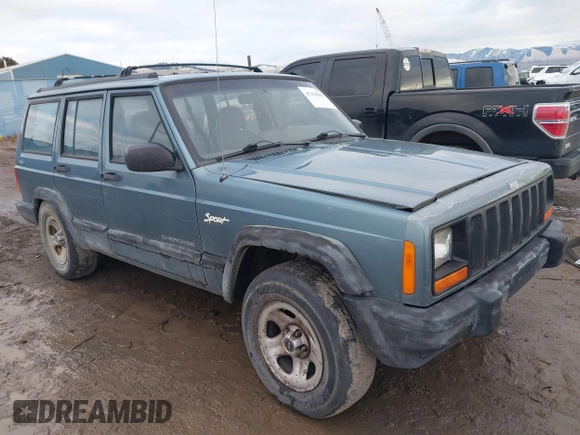 1997 Jeep Cherokee Sport with VIN 1J4FJ68S9VL607515, listed as a IAAI auction lot 41216502 with 238,274 mi miles. Bid and sale history available at carsss.com. Image 1.
