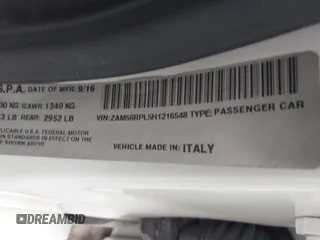 2017 Maserati Quattroporte z VIN ZAM56RPL5H1216548, wystawiony jako IAAI lot #42312258 z przebiegiem 60 709 mil mil oraz . Historia ofert i sprzedaży dostępna na DreamBid. Obrazek 9.