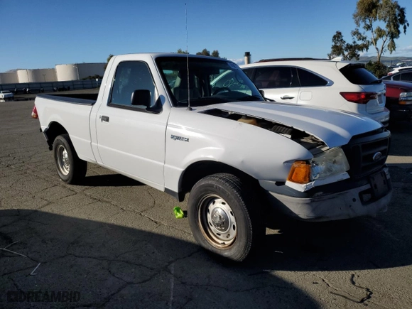 2005 Ford Ranger XL with VIN 1FTYR10D15PA18586, listed as a Copart auction lot 44085795 with 239,684 mi miles and Salvage Title. Bid and sale history available at carsss.com. Image 4.