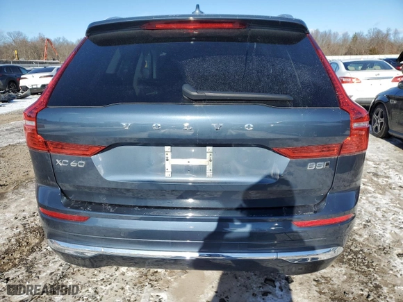 2023 Volvo XC60 Plus Bright Theme with VIN YV4L12RN0P1272294, listed as a Copart auction lot 87417394 with 28,751 mi miles and Salvage Title. Bid and sale history available at carsss.com. Image 6.