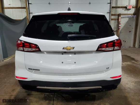 2022 Chevrolet Equinox LT with VIN 3GNAXKEV1NL141631, listed as a Copart auction lot 51709165 with 69,539 mi miles and Clean Title. Bid and sale history available at carsss.com. Image 6.