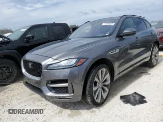 2019 Jaguar F-Pace 30t R-Sport with VIN SADCL2GX3KA613072, listed as a Copart auction lot 77254824 with 57,420 mi miles and Salvage title. Bid and sale history available at DreamBid. Image 1.