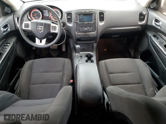 2012 Dodge Durango SXT with VIN 1C4RDHAG9CC335430, listed as a Copart auction lot 55495995 with 210,063 mi miles and Salvage title. Bid and sale history available at DreamBid. Image 8.