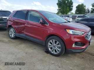 2019 Ford Edge Titanium z VIN 2FMPK3K97KBB49427, wystawiony jako Copart lot #57765745 z przebiegiem 43 656 mil mil oraz Szkoda całkowita • Salvage title. Historia ofert i sprzedaży dostępna na DreamBid. Obrazek 4.