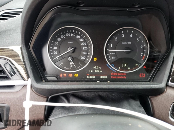 2018 BMW X1 xDrive28i with VIN WBXHT3C35J5F88893, listed as a Copart auction lot 58032725 with 143,968 mi miles and Salvage title. Bid and sale history available at DreamBid. Image 9.