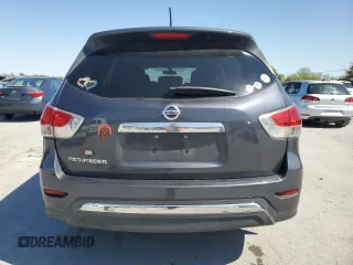 2014 Nissan Pathfinder S with VIN 5N1AR2MN8EC633584, listed as a Copart auction lot 53186925 with 144,650 mi miles and Salvage Title. Bid and sale history available at carsss.com. Image 6.