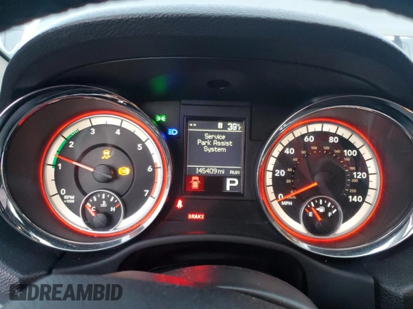 2012 Dodge Durango R/T with VIN 1C4SDHCT3CC188243, listed as a Copart auction lot 40917114 with 145,409 mi miles and Salvage title. Bid and sale history available at DreamBid. Image 9.