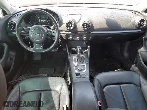 2015 Audi A3 Premium with VIN WAUACGFF2F1012988, listed as a Copart auction lot 59514345 with 80,249 mi miles and Salvage title. Bid and sale history available at DreamBid. Image 8.