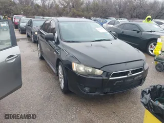 2010 Mitsubishi Lancer GTS with VIN JA32U8FWXAU015587, listed as a IAAI auction lot 41562973 with 178,661 mi miles. Bid and sale history available at carsss.com. Image 1.