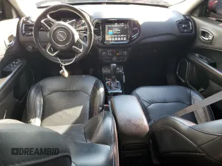 2021 Jeep Compass Limited with VIN 3C4NJCCB9MT573652, listed as a Copart auction lot 46541385 with 75,413 mi miles and Salvage Title. Bid and sale history available at carsss.com. Image 8.