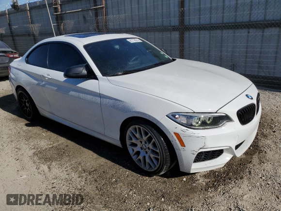 2016 BMW 2 Series M235i with VIN WBA1J7C59GV359763, listed as a Copart auction lot 81778914 with 120,497 mi miles and Salvage title. Bid and sale history available at DreamBid. Image 4.