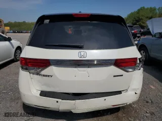 2015 Honda Odyssey Touring Elite with VIN 5FNRL5H96FB036607, listed as a Copart auction lot 54490625 with 91,171 mi miles and Salvage Title. Bid and sale history available at carsss.com. Image 6.
