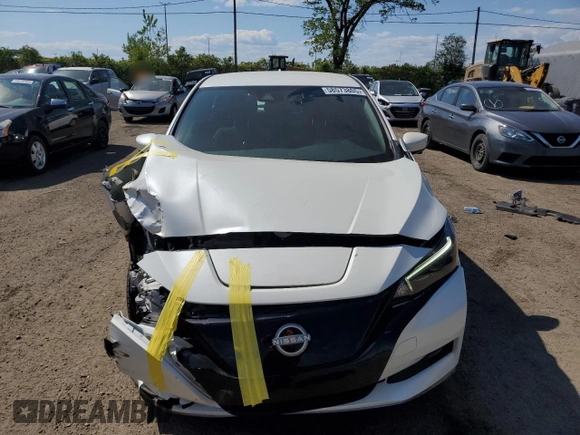 2023 Nissan LEAF SV Plus with VIN 1N4CZ1CVXPC550983, listed as a Copart auction lot 58573805 with 50,673 mi miles and Salvage title. Bid and sale history available at DreamBid. Image 5.