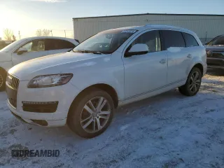 2013 Audi Q7 z VIN WA1VGCFE5DD008027, wystawiony jako Copart lot #87247074 z przebiegiem Nie podano mil oraz Czysty tytuł • Clean title. Historia ofert i sprzedaży dostępna na DreamBid. Obrazek 1.