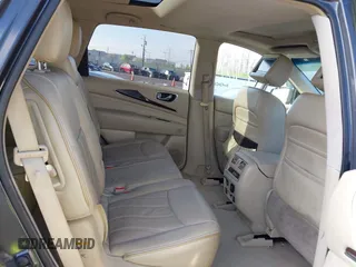 2013 Infiniti JX35 with VIN 5N1AL0MM4DC303338, listed as a IAAI auction lot 41961761 with 170,572 mi miles. Bid and sale history available at carsss.com. Image 8.