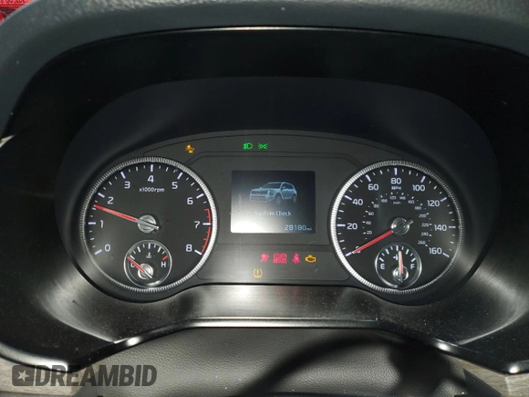 2022 Kia Telluride EX with VIN 5XYP3DHC4NG283693, listed as a Copart auction lot 44032045 with 28,180 mi miles and Salvage Title. Bid and sale history available at carsss.com. Image 9.