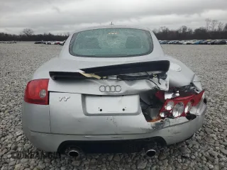 2005 Audi TT with VIN TRUWF28N551002791, listed as a Copart auction lot 80709924 with 72,367 mi miles and Salvage Title. Bid and sale history available at carsss.com. Image 6.