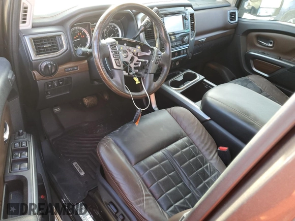 2016 Nissan Titan XD Platinum Reserve with VIN 1N6BA1F25GN506566, listed as a Copart auction lot 74627704 with 87,012 mi miles and Salvage Title. Bid and sale history available at carsss.com. Image 8.