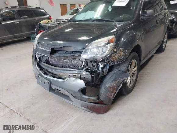 2017 Chevrolet Equinox LS with VIN 2GNFLEEK8H6240416, listed as a IAAI auction lot 41689254 with 133,696 mi miles. Bid and sale history available at carsss.com. Image 6.