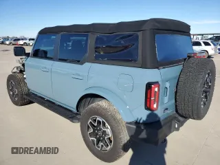 2022 Ford Bronco with VIN 1FMDE5DH6NLB13372, listed as a Copart auction lot 81352003 with 19,783 mi miles and Salvage title. Bid and sale history available at DreamBid. Image 2.