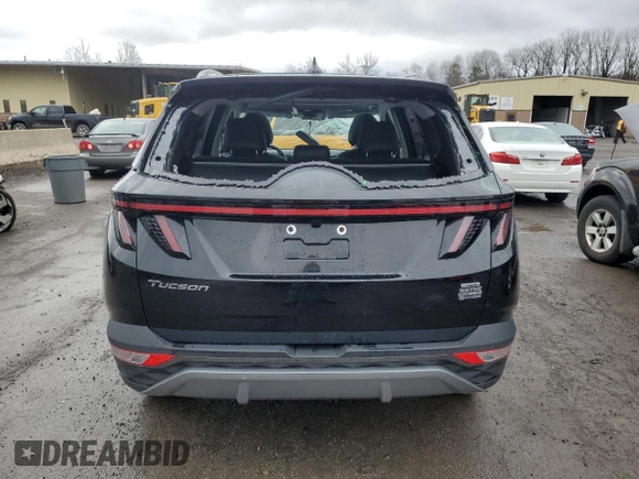 2024 Hyundai Tucson Limited with VIN 5NMJECDE8RH392333, listed as a Copart auction lot 47833745 with 8,110 mi miles and Salvage Title. Bid and sale history available at carsss.com. Image 6.