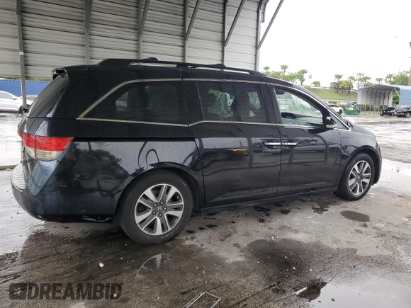 2015 Honda Odyssey Touring Elite с VIN 5FNRL5H91FB107793, выставлен на аукционе Copart как лот 59295355 с пробегом 91 910 миль миль и Списание • Salvage title. История ставок и продаж доступна на DreamBid. Изображение 3.