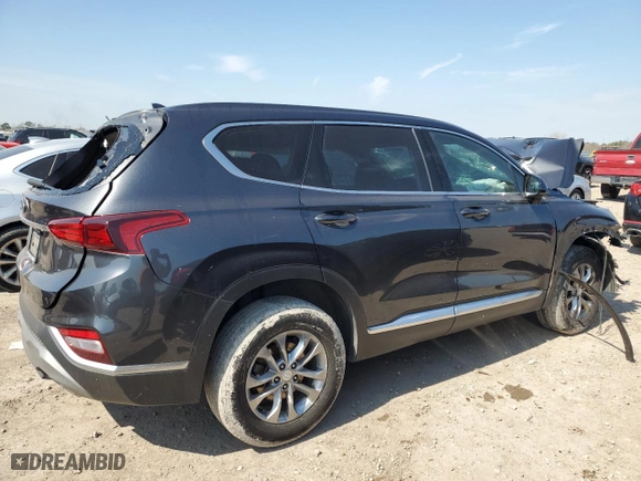 2020 Hyundai Santa Fe SEL with VIN 5NMS33ADXLH197489, listed as a Copart auction lot 47053725 with 0 mi miles and Non Repairable. Bid and sale history available at carsss.com. Image 3.