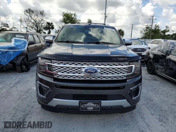 2020 Ford Expedition Platinum with VIN 1FMJU1LT2LEA61180, listed as a Copart auction lot 56581695 with 62,879 mi miles and Salvage title. Bid and sale history available at DreamBid. Image 5.