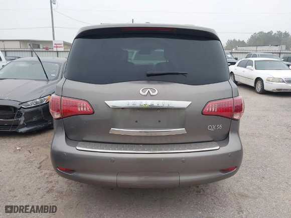 2013 Infiniti QX80 with VIN JN8AZ2ND1D9750109, listed as a IAAI auction lot 41682402 with 204,822 mi miles. Bid and sale history available at carsss.com. Image 16.