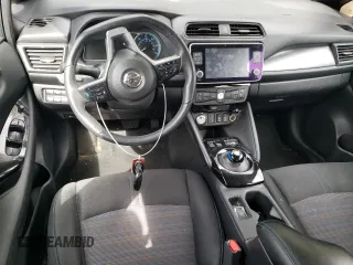 2021 Nissan LEAF SV with VIN 1N4AZ1CVXMC553109, listed as a Copart auction lot 71119954 with Not Provided miles and Salvage Title. Bid and sale history available at DreamBid. Image 8.