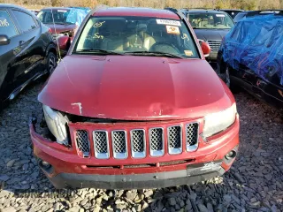 2014 Jeep Compass Latitude with VIN 1C4NJDEB0ED641850, listed as a Copart auction lot 47663165 with 158,730 mi miles and Salvage Title. Bid and sale history available at carsss.com. Image 5.