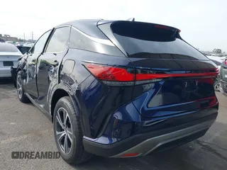 2025 Lexus RX with VIN JTJCHMAA2S2022218, listed as a IAAI auction lot 41397962 with 1,185 mi miles. Bid and sale history available at carsss.com. Image 3.