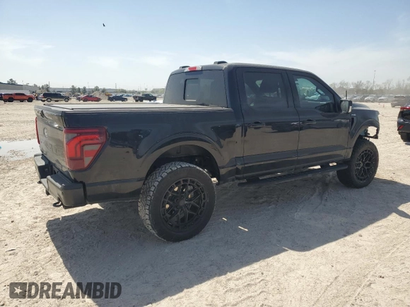 2024 Ford F-150 с VIN 1FTFW4L80RFA70206, выставлен на аукционе Copart как лот 49126225 с пробегом 8 183 миль миль и Списание • Salvage title. История ставок и продаж доступна на DreamBid. Изображение 3.