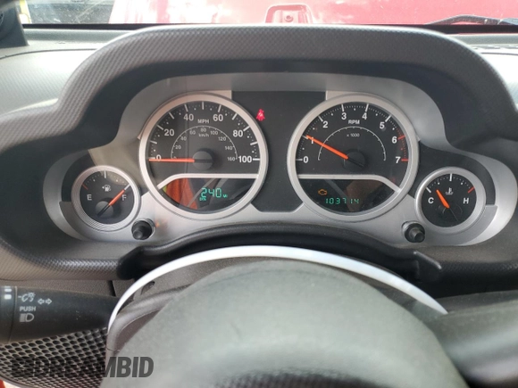 2009 Jeep Wrangler Rubicon with VIN 1J4GA64129L708452, listed as a Copart auction lot 62280484 with 103,714 mi miles and Clean Title. Bid and sale history available at DreamBid. Image 9.
