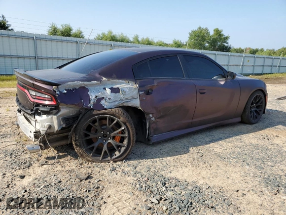 2019 Dodge Charger SRT Hellcat with VIN 2C3CDXL95KH598366, listed as a Copart auction lot 68526184 with 82,679 mi miles and Salvage Title. Bid and sale history available at DreamBid. Image 3.
