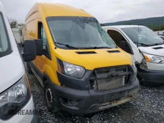 2021 Ford Transit Cargo with VIN 1FTBR1X88MKA46413, listed as a Copart auction lot 73707474 with 91,829 mi miles and Salvage Title. Bid and sale history available at DreamBid. Image 4.