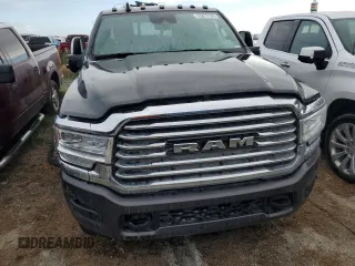 2023 Ram 2500 Longhorn with VIN 3C6UR5GL0PG509393, listed as a Copart auction lot 73877134 with 0 mi miles and Salvage Title. Bid and sale history available at carsss.com. Image 5.
