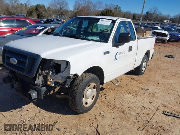 2007 Ford F-150 XL with VIN 1FTRF12W77NA83372, listed as a IAAI auction lot 41628051 with 104,564 mi miles and . Bid and sale history available at DreamBid. Image 2.