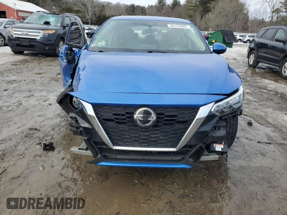 2020 Nissan Sentra SV with VIN 3N1AB8CV1LY241809, listed as a Copart auction lot 46157885 with 39,418 mi miles and Salvage Title. Bid and sale history available at carsss.com. Image 5.