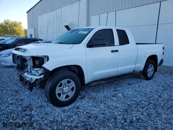 2019 Toyota Tundra 2WD SR with VIN 5TFRM5F1XKX137692, listed as a Copart auction lot 48303975 with 142,590 mi miles and Salvage Title. Bid and sale history available at carsss.com. Image 1.